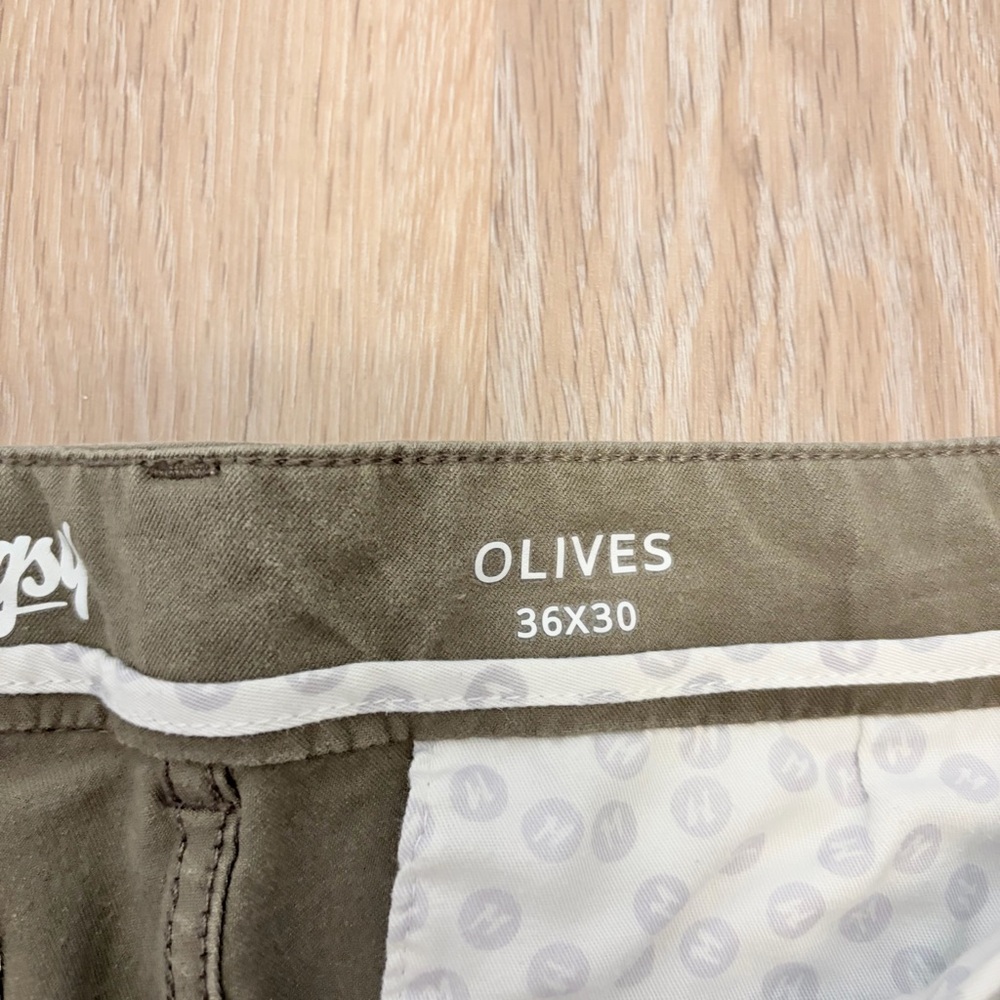 Mugsy Olives 36x30 Performance Stretch Green Pants - Picture 5 of 7